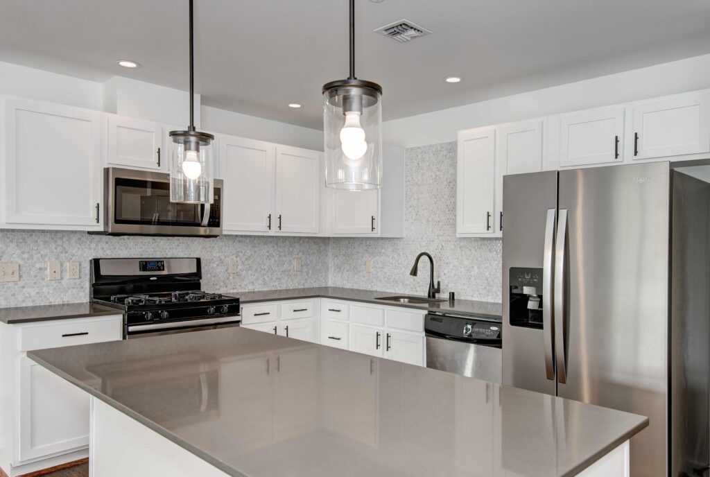 Kitchen with appliances