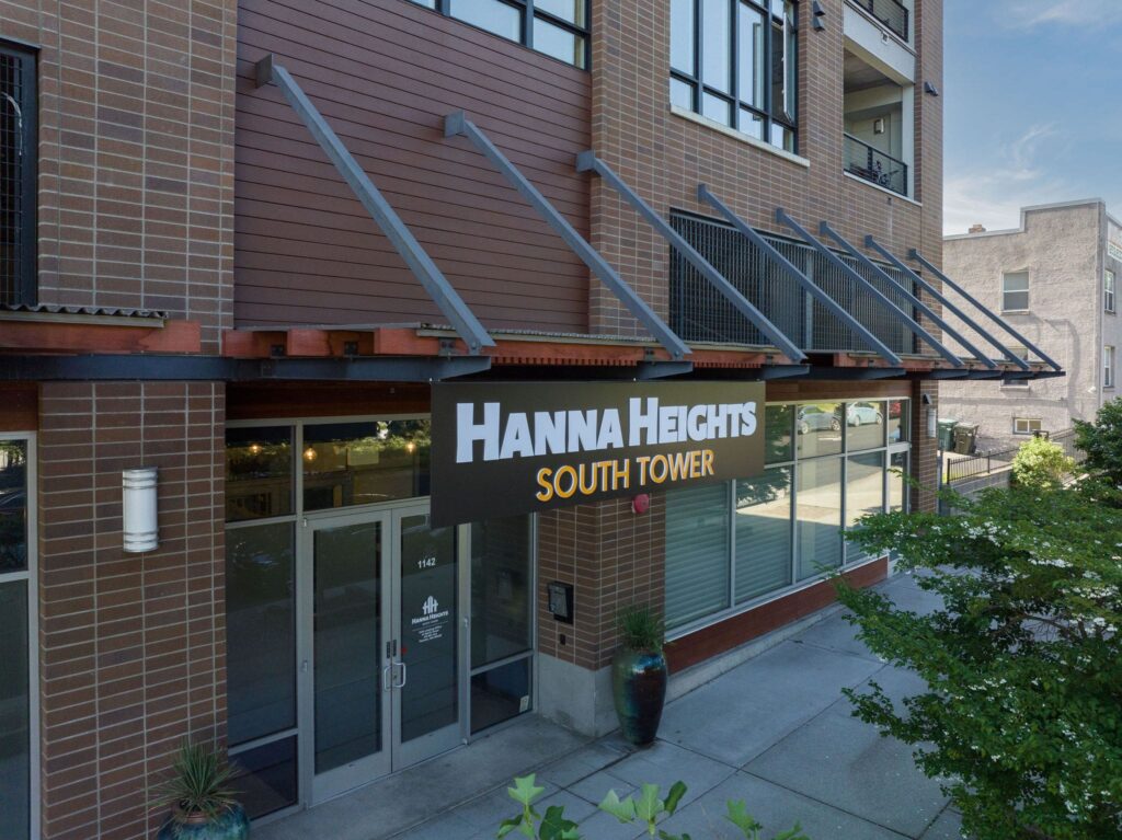 Main entrance wide shot